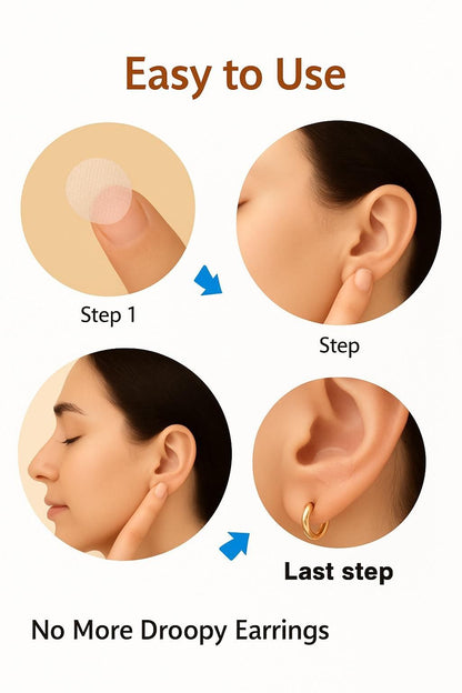 Premium Earlobe Support Patches (100 PCS)