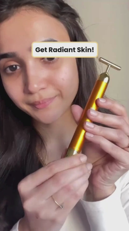 24K Gold Beauty Facial Massage Roller
