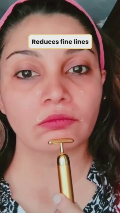 24K Gold Beauty Facial Massage Roller